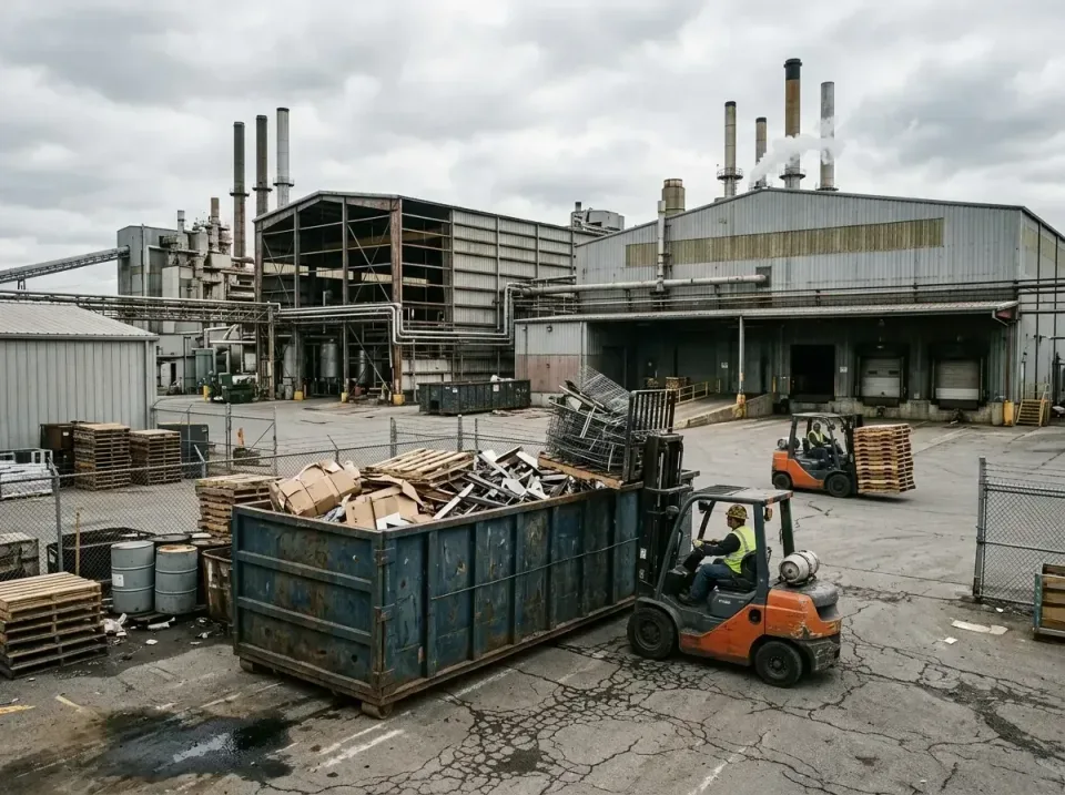 industrial-factory-scrap-conta-003 — frequently asked questions, Cheap Roll-off Dumpster Rentals in Bohners Lake, WI